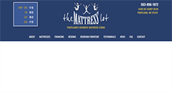 Desktop Screenshot of mattresslot.com