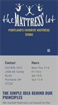 Mobile Screenshot of mattresslot.com